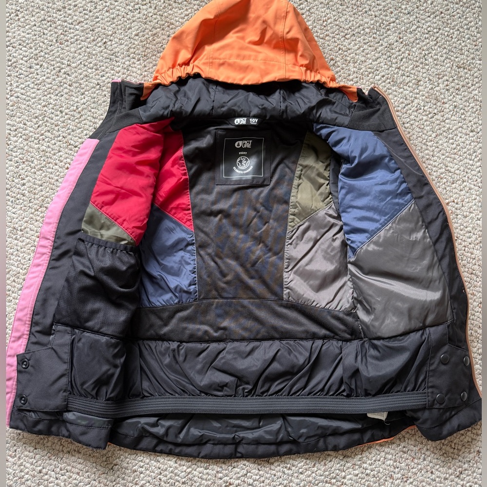 Picture Kamelya Ski Snowboard Jacket - CASHMERE ROSE - Y10 kids - Picture 5 of 8
